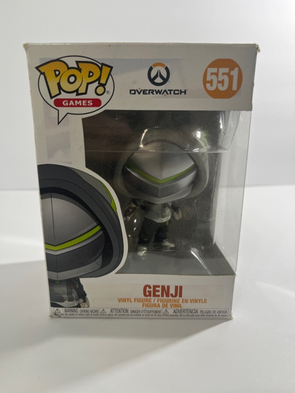 Funko Pop! Games Overwatch Genji Vinyl Figure - Silver & Green